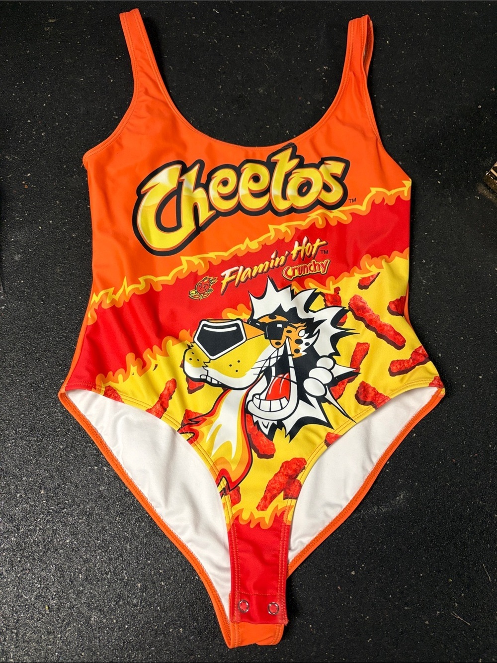 Cheetos Flamin' Hot One-Piece BodySuit - Orange